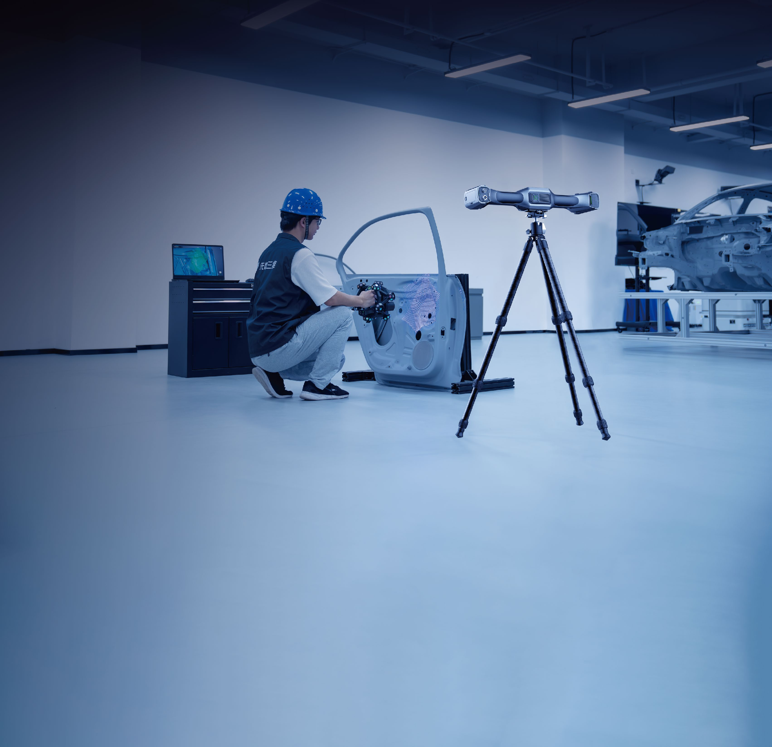 雙核無線跟蹤激光三維掃描系統